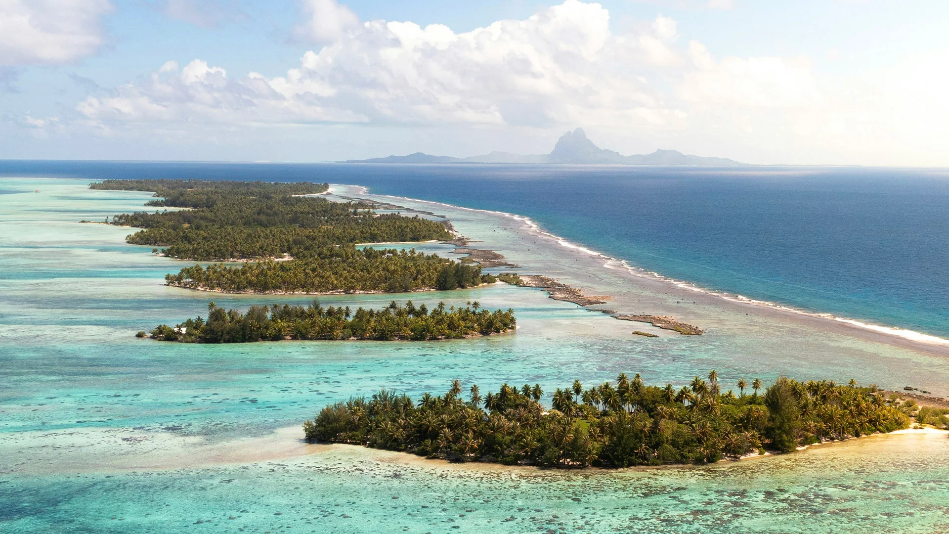 Vue sur des îles