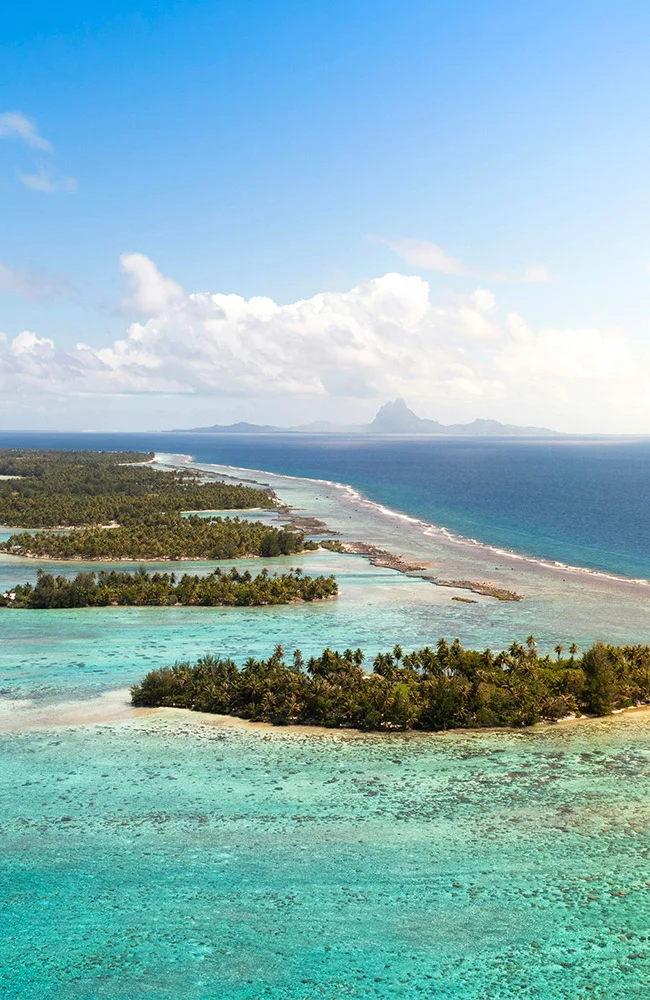 Vue sur des îles